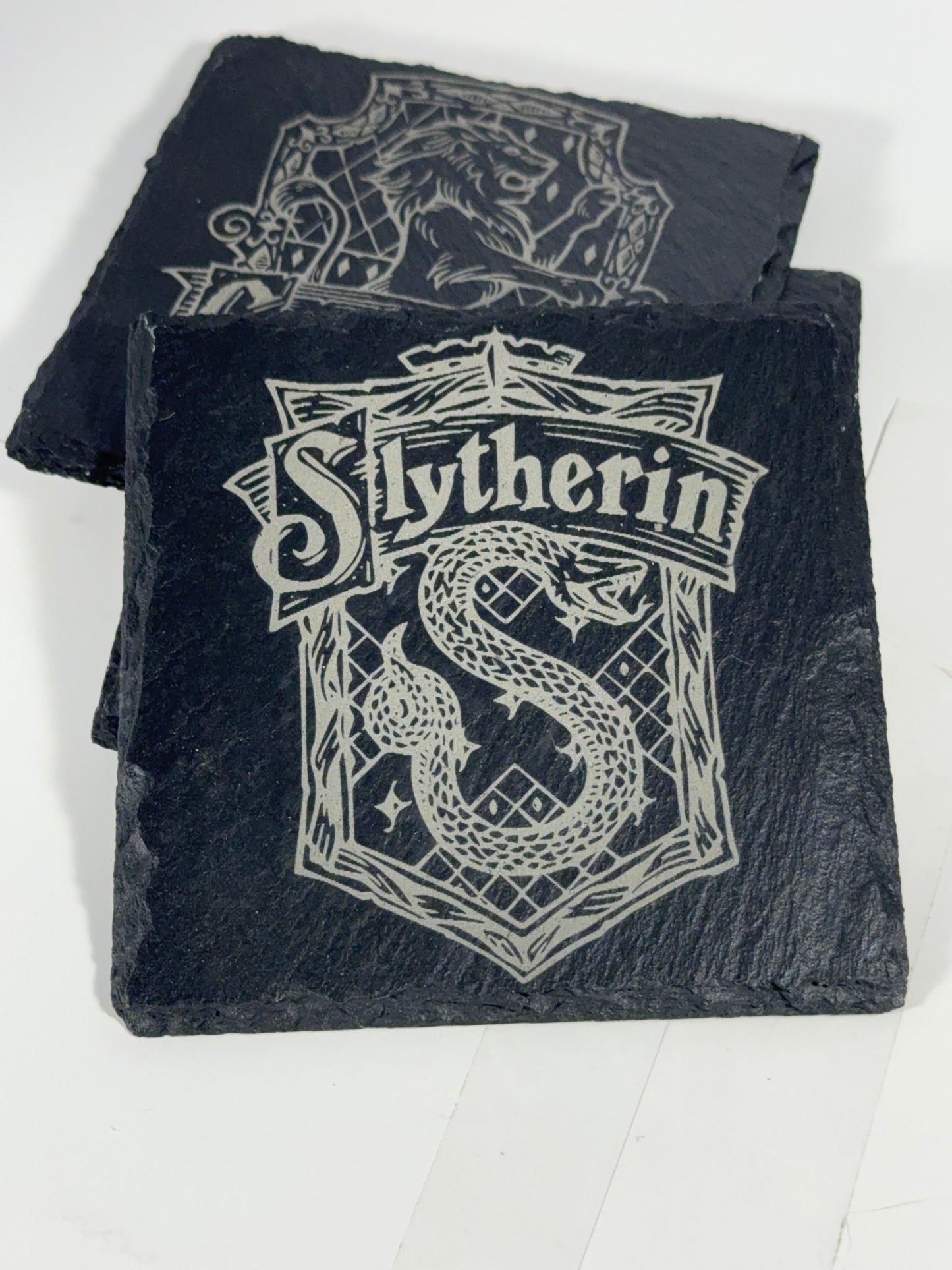 Hogwarts Slate Coaster Set | hogwarts-slate-coaster-set | Lady and The Lineman