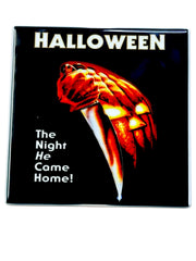 🎃 Halloween “The Night He Came Home” Ceramic Coaster