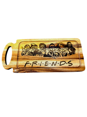 Killer FRIENDS Serving Tray – Horror Movie Icons Charcuterie Board