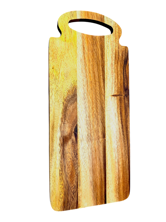 🔪 Horror FRIENDS Acacia Cutting Board – 18x10” w/ Juice Groove