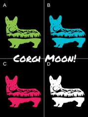 Corgi Moon Decal!