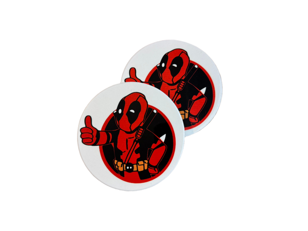 DeadPoolXFallout Coaster - Lady and the Lineman 2024 Edition