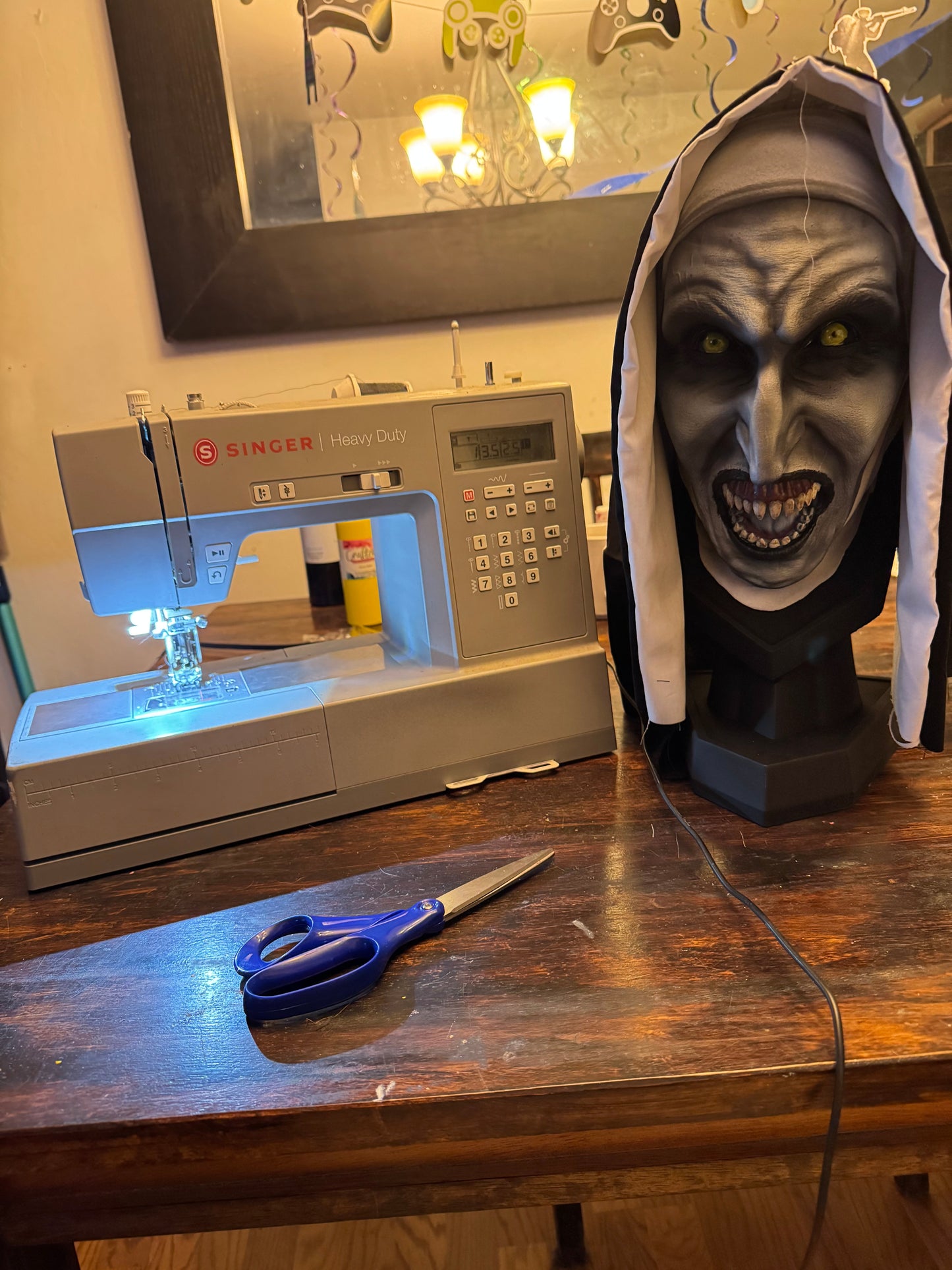 Valak hand-painted horror statue and collectible display bust