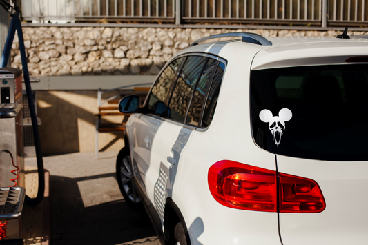 GhostEars Vinyl Decal – Dripping Skull Design