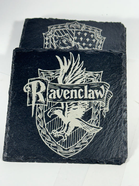 Hogwarts Slate Coaster Set | hogwarts-slate-coaster-set | Lady and The Lineman