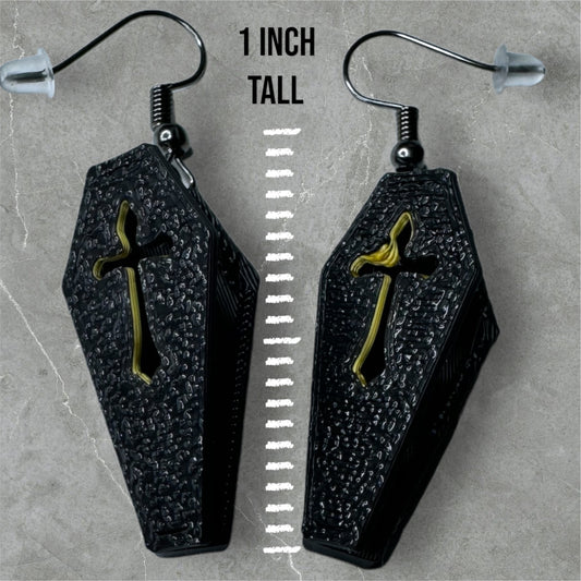 Casket Earings | casket-earings | Lady and The Lineman