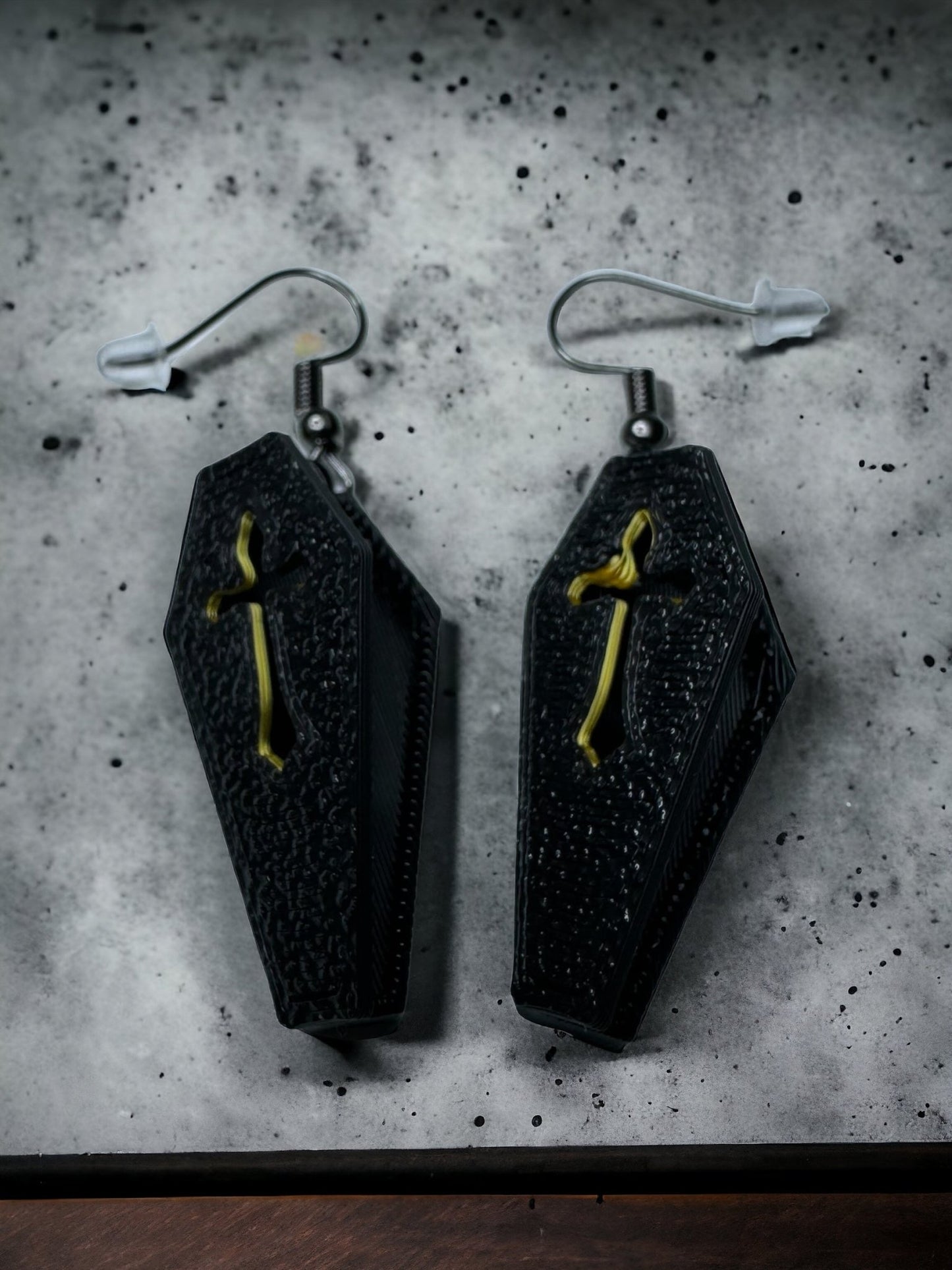 Casket Earings | casket-earings | Lady and The Lineman