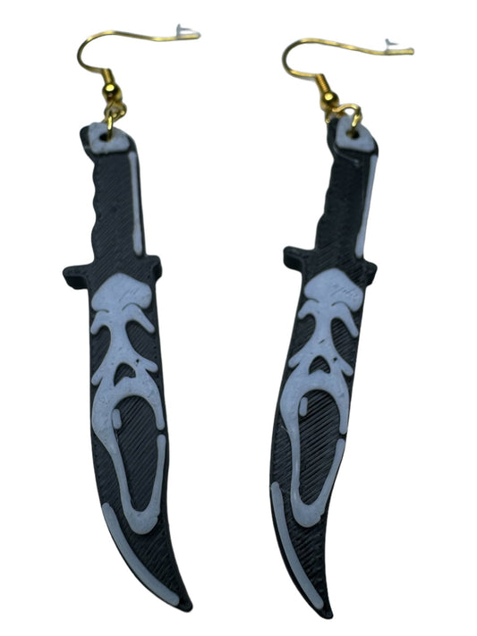 Ghostface Knife Earrings | ghostface-knife-earrings | Lady and The Lineman