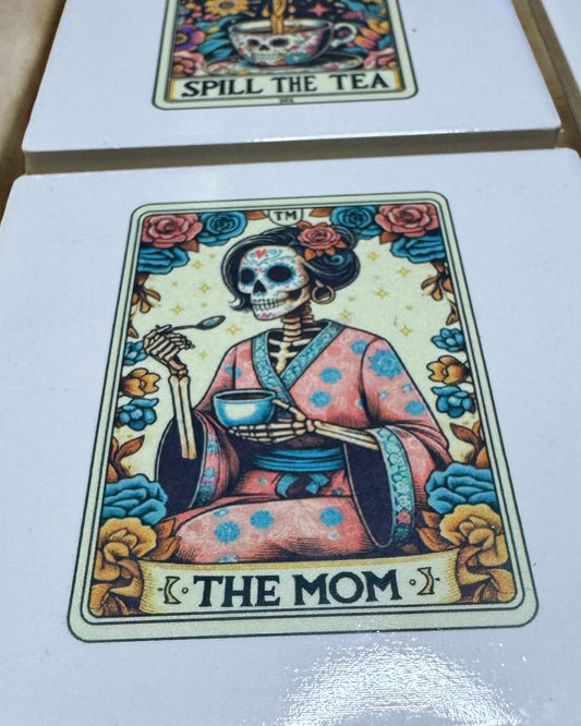 The Mom Tarot Coasters | the-mom-tarot-coasters | Lady and The Lineman