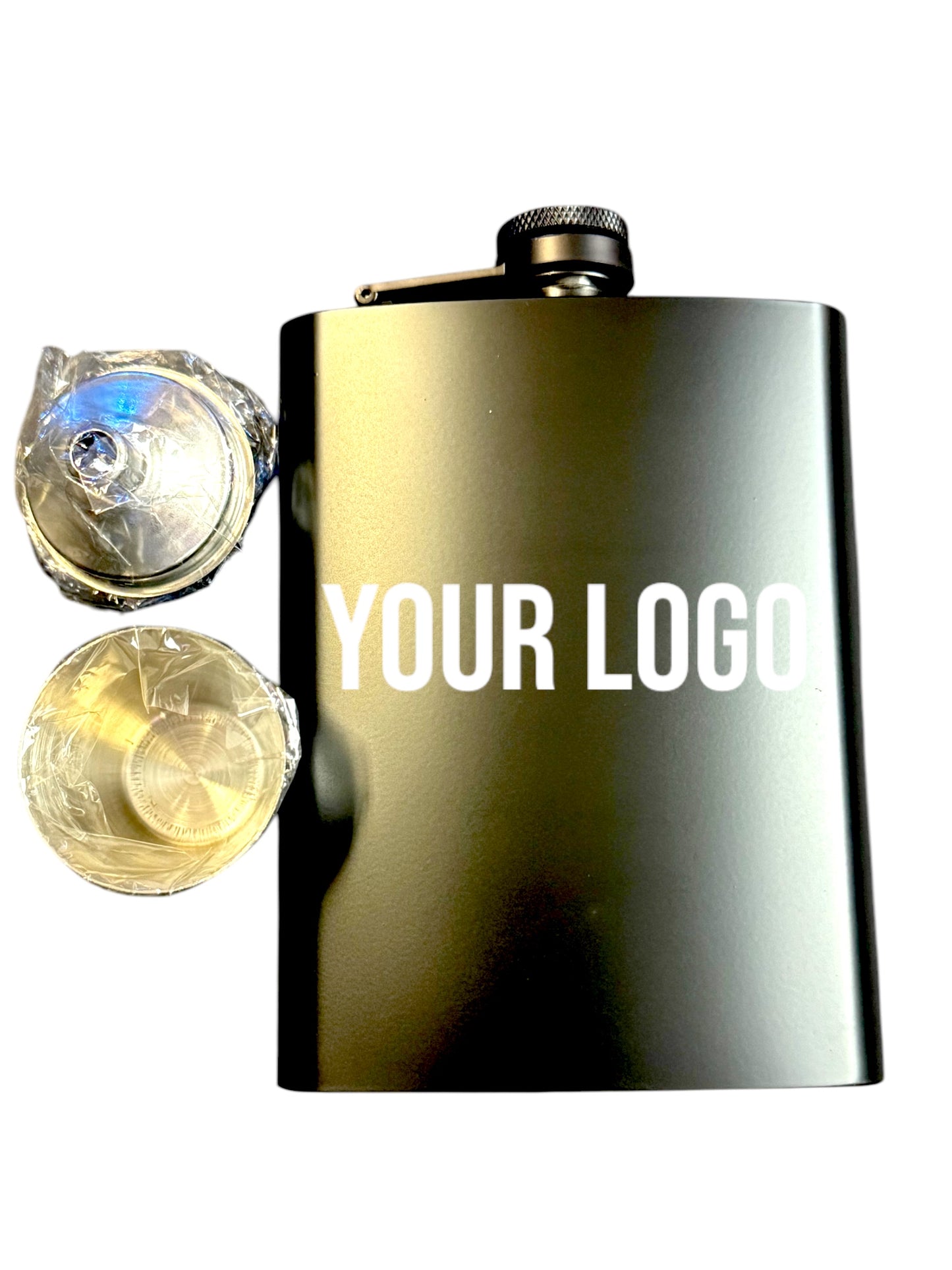 Premium Personalized Stainless Steel Flask Set
