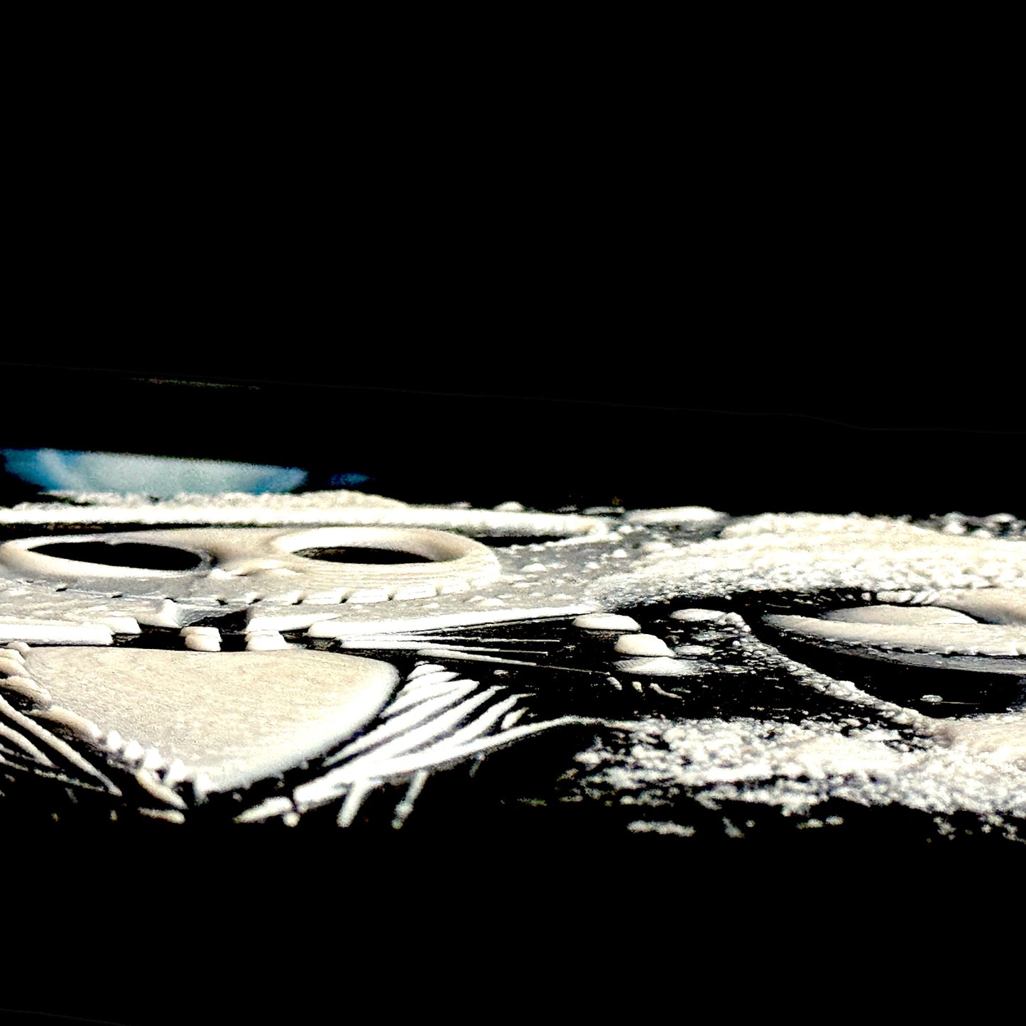 Jack & Sally Winter Wonderland – 9x9” HueForge 3D-Printed Textured Art