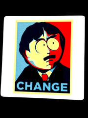 "Change" Randy Marsh Ceramic Coaster