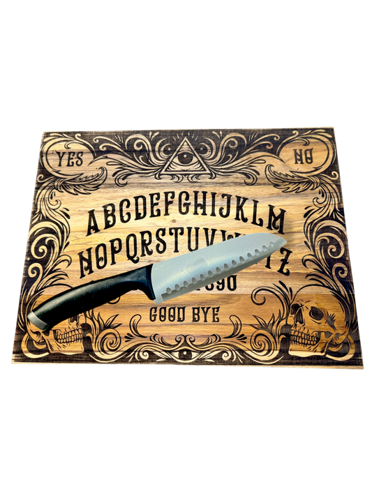 ☠️ Spirit Board Acacia Cutting Board – 12" x 15"