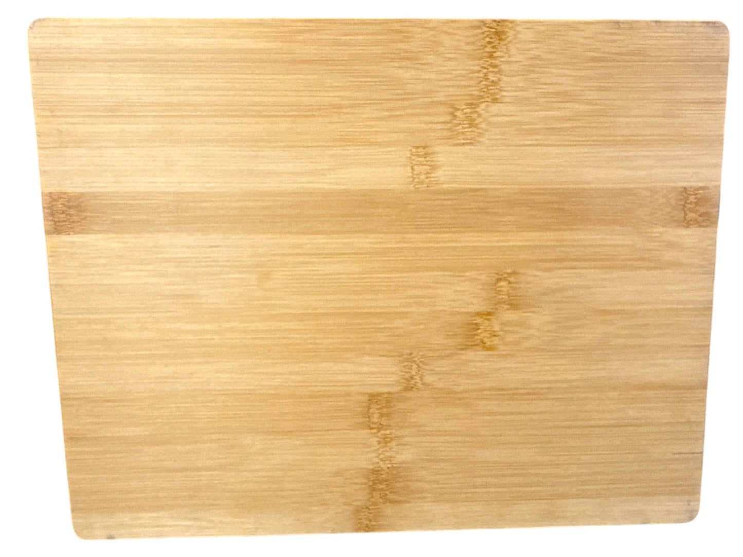 Back of 14 x 11 bamboo Ouija inspired board