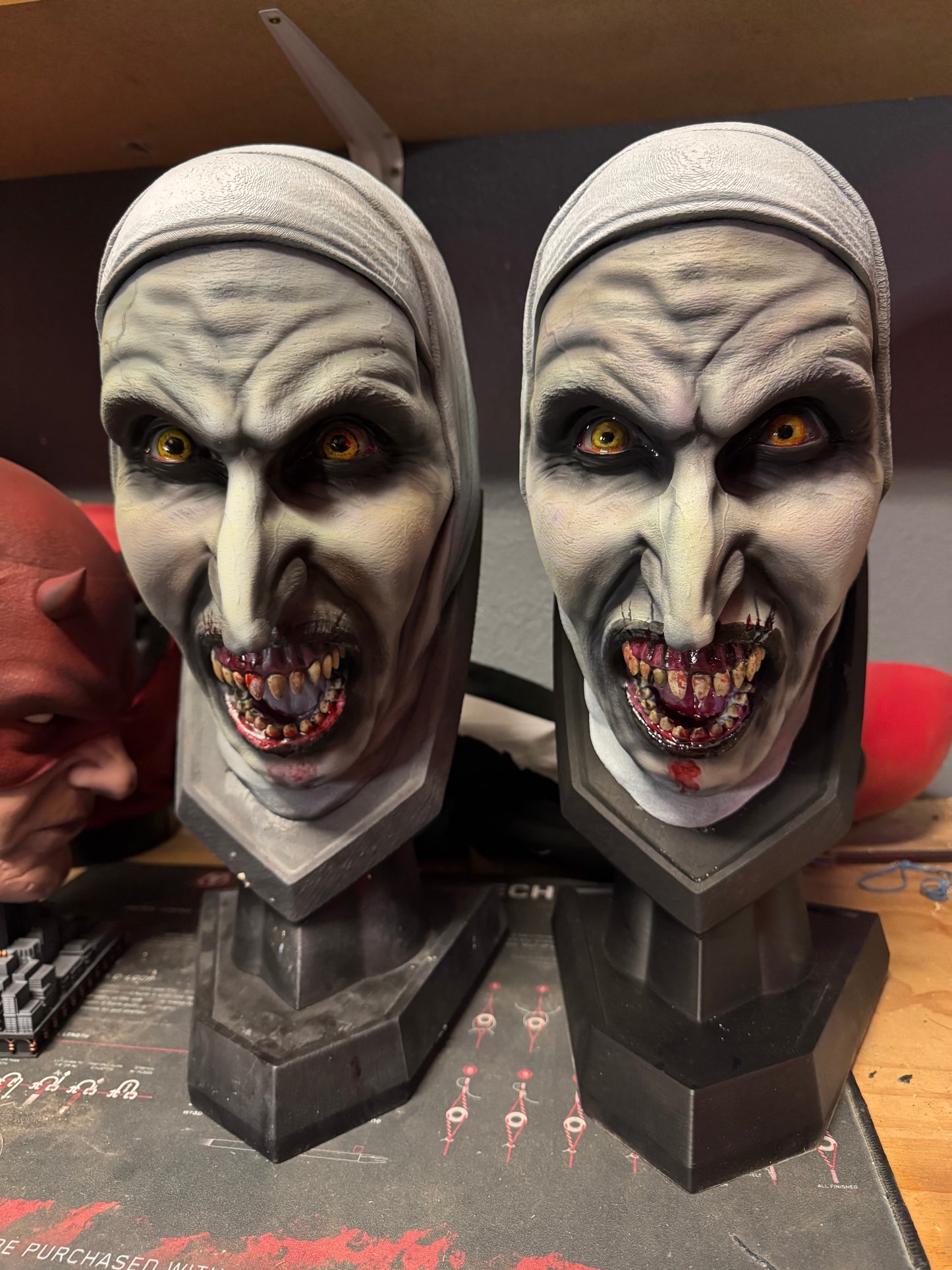 Valak The Nun 1:1 Hand-Painted Horror Bust | The Conjuring Collectible