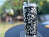 I Run on Coffee and Cuss Words Hot Cup