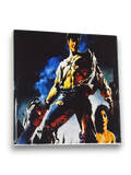 🪓 Army of Darkness Ceramic Coaster – Chainsaw Hero