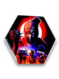 🎪 Terrifier Hex Coaster – Inferno Edition