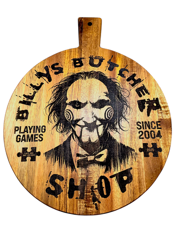 🔪 Billy’s Butcher Shop Acacia Cutting Board – 15.5”x12”