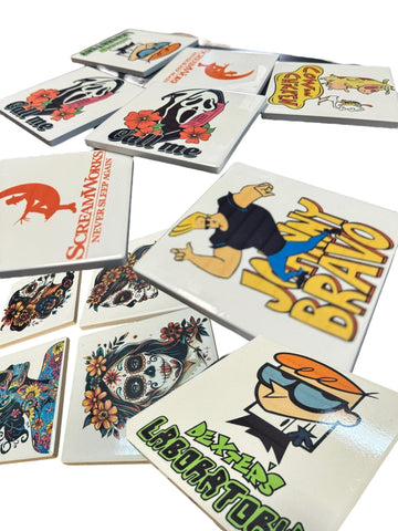 Ceramic Coasters | ceramic-coasters | Lady and The Lineman