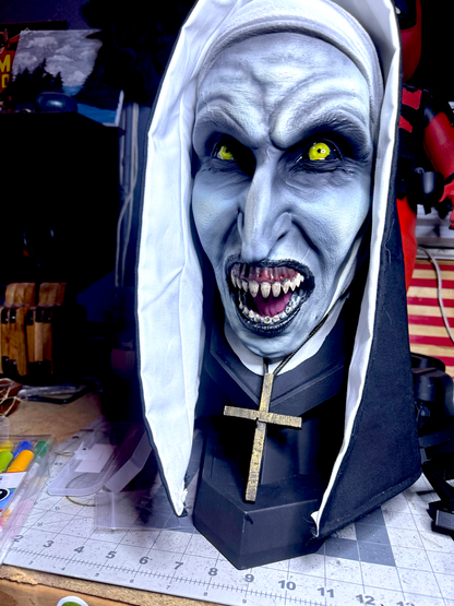 Valak The Nun 1:1 Hand-Painted Horror Bust | The Conjuring Collectible
