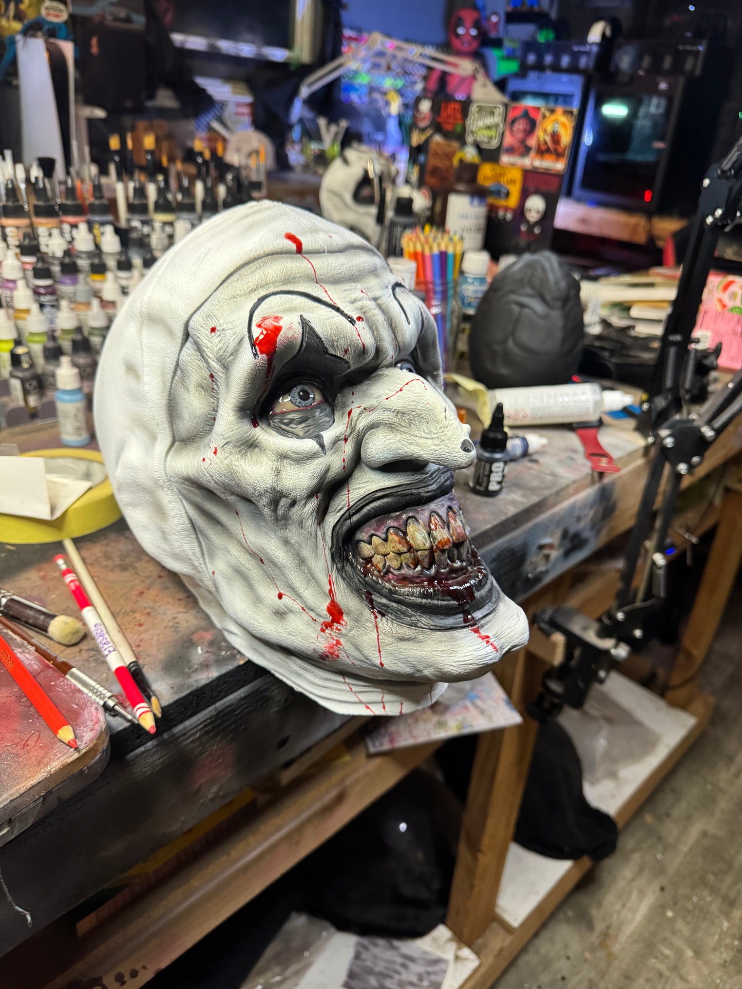 Art the Clown 1:1 Hand-Painted Horror Bust | Terrifier Collectible