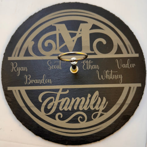 Personalized Slate Serving Tray | personalized-slate-serving-tray | Lady and The Lineman