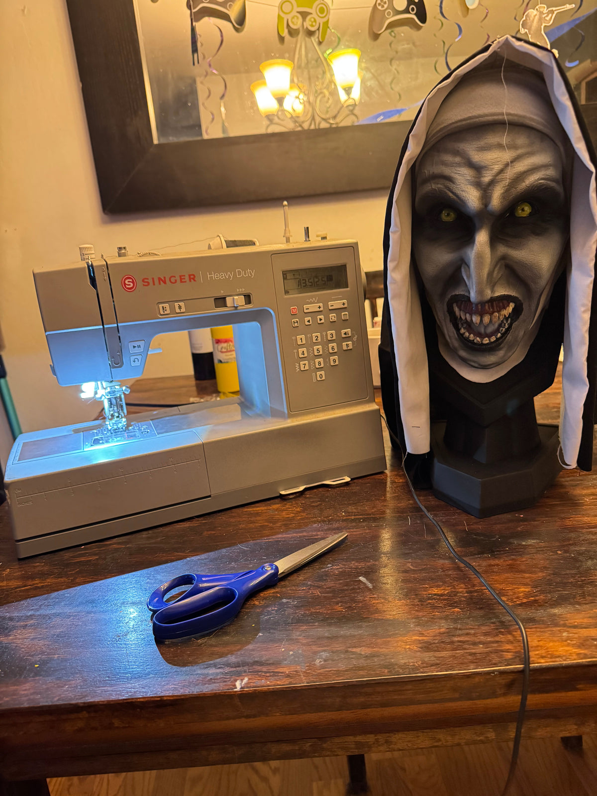 Valak hand-painted horror statue and collectible display bust