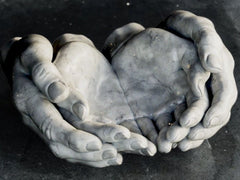 Artistic Hand in Hand Bowl