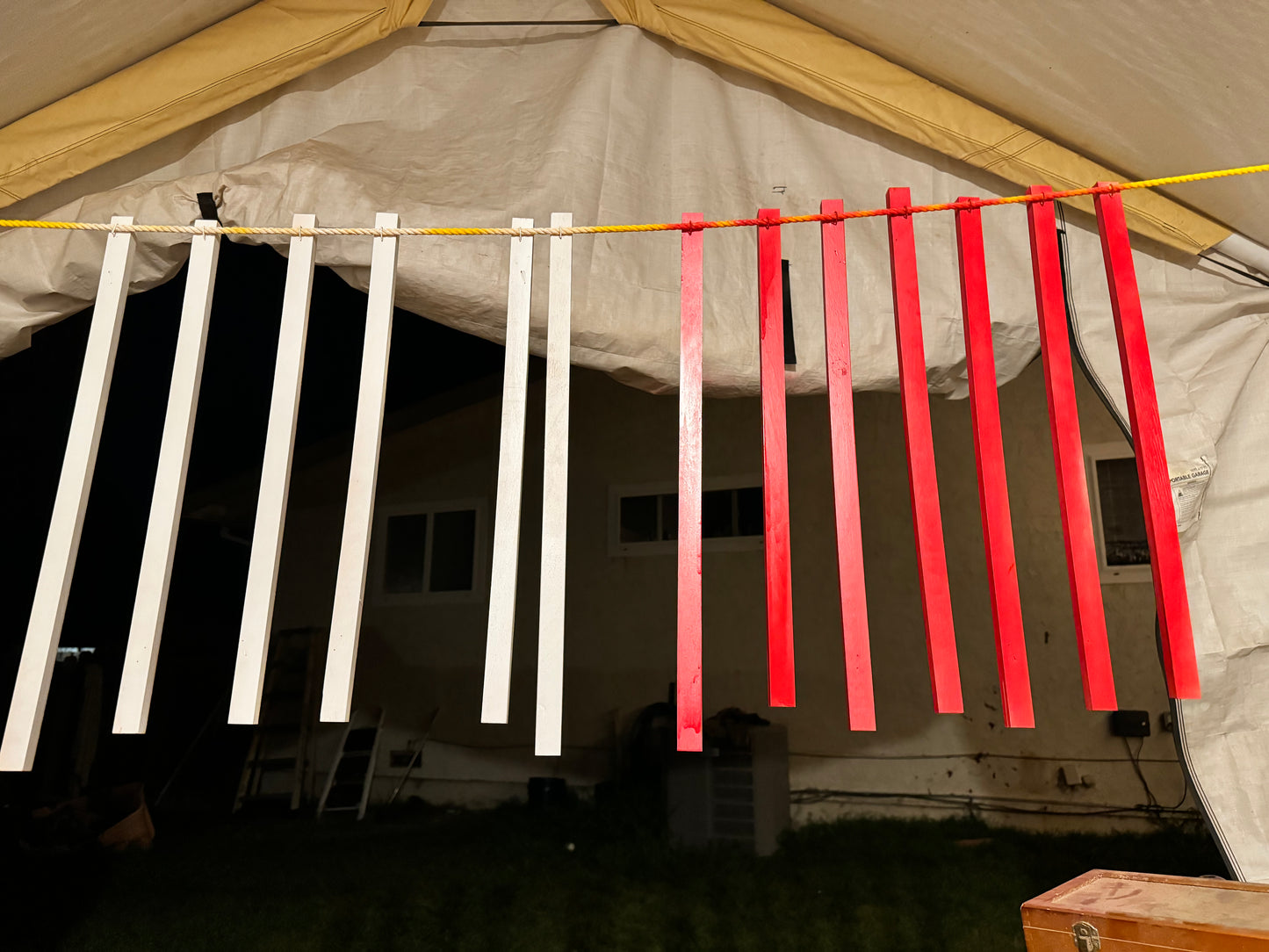 Handmade Wooden American Flag