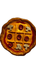 Tic Tac Toe Pizza – Handmade Clay Decor