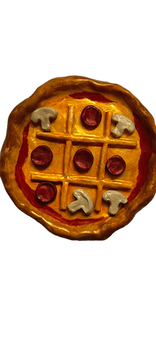 Tic Tac Toe Pizza | tic-tac-toe-pizza | Lady and The Lineman