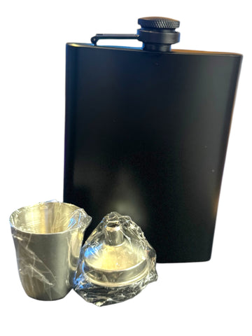 Premium Personalized Stainless Steel Flask Set