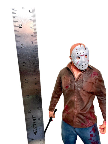 Jason Voorhees Dockside Diorama – Hand-Painted 3D Resin Model (14” Tall)