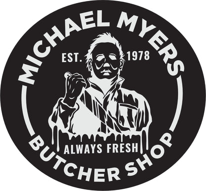 Mike The Butcher Decal | mike-the-butcher-decal | Lady and The Lineman
