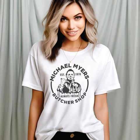 Mike The Butcher Tee | mike-the-butcher-tee | Lady and The Lineman