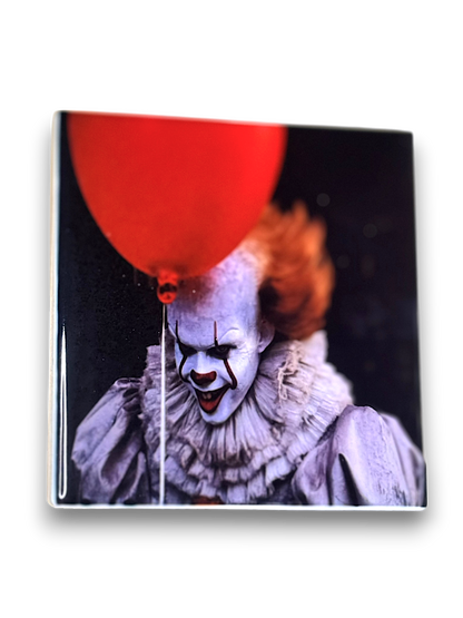 🎈 Pennywise Hex Ceramic Coaster – IT Movie
