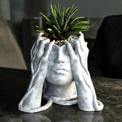 Artistic Head Pot