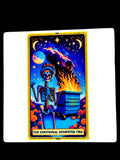 The Emotional Dumpster Fire Ceramic Coaster