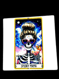 Spooky Mama Ceramic Coaster