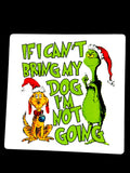 Grinch & Max Holiday Ceramic Coaster