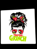 Mama Grinch Holiday Ceramic Coaster