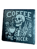 Custom Laser Etched Slate Stone Coasters