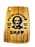 🪓 Billy’s Butcher Shop Acacia Cutting Board w/ Juice Groove – 14.5" x 10"