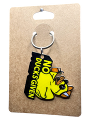 “No Ducks Given” Keychain – Funny PLA 3D Printed Sarcasm Accessory