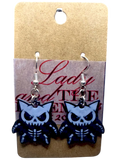 Gengar-Inspired Skeleton Earrings – Spooky Pokémon Fan Jewelry