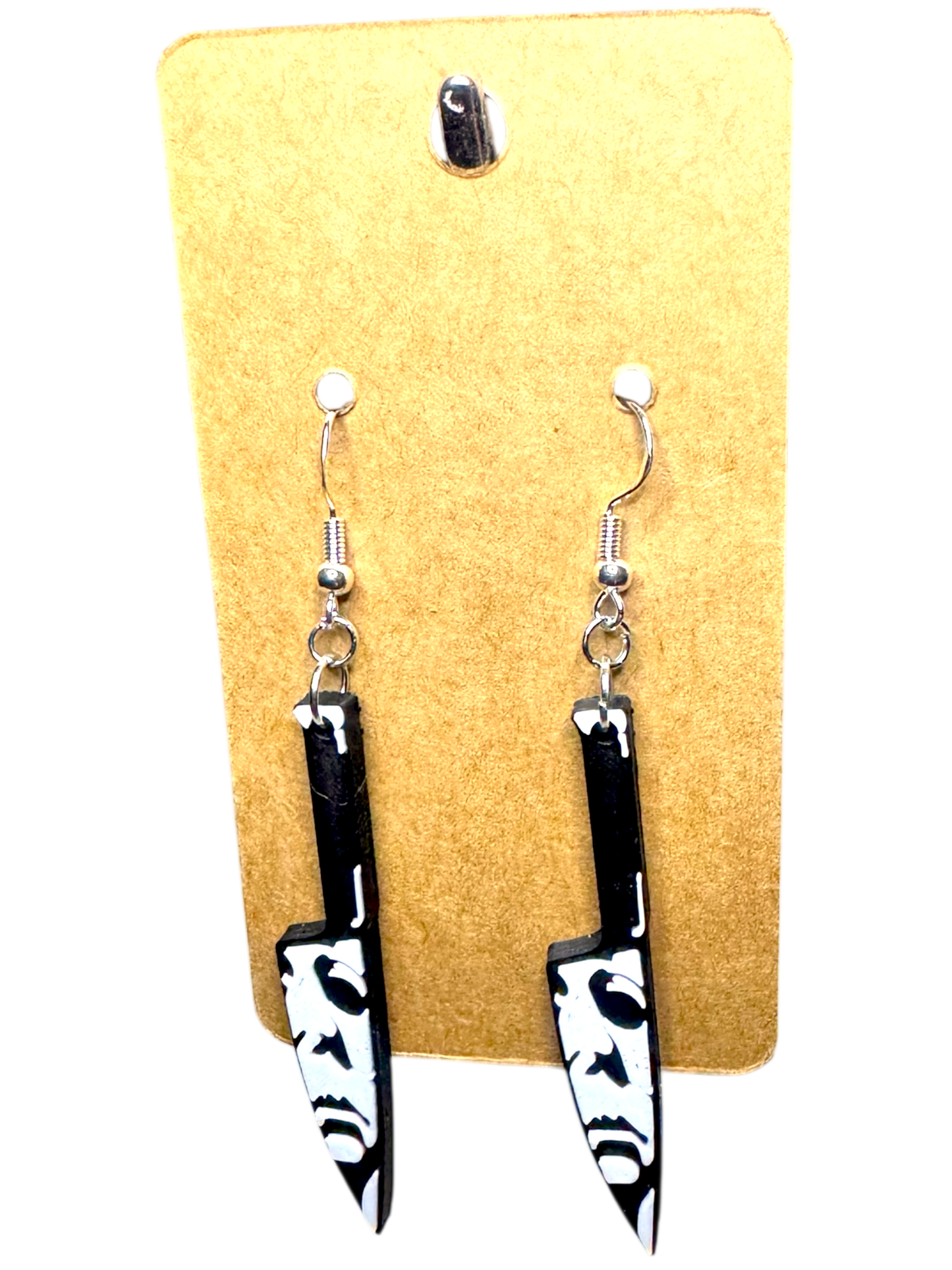 Michael Myers Knife Earrings – Horror Slasher Dangle