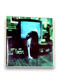 📺 Samara TV Crawl Ceramic Coaster – The Ring