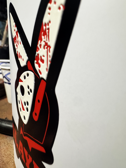 Slayboy 8 oz horror flask alternate view