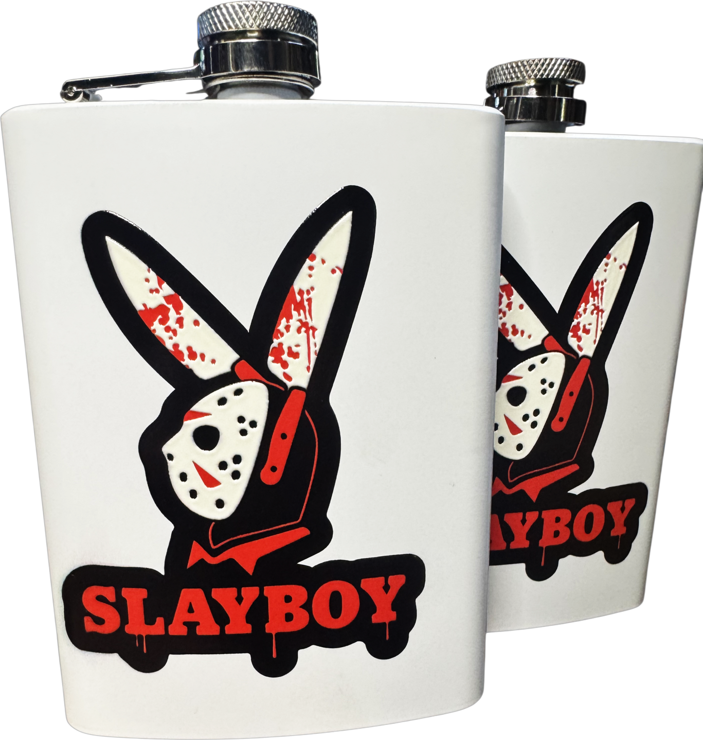 Slayboy 8 oz stainless steel horror flask